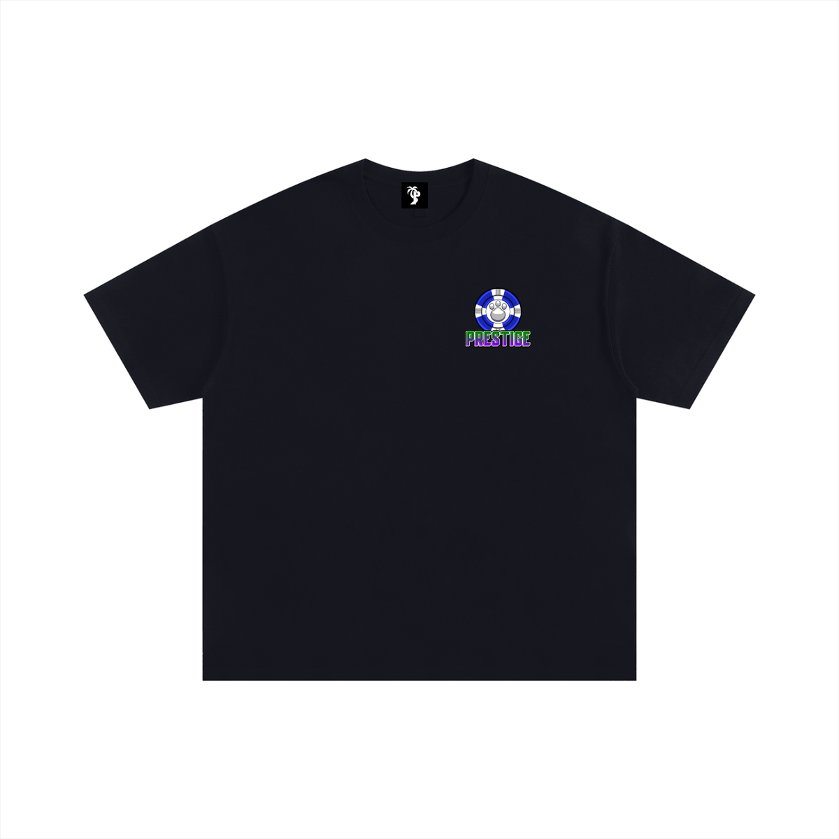Prestige Oversized Graphic T-Shirt – Black