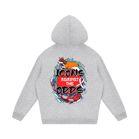 Icons Against Fleece Hoodie Inspire Against Cancer
