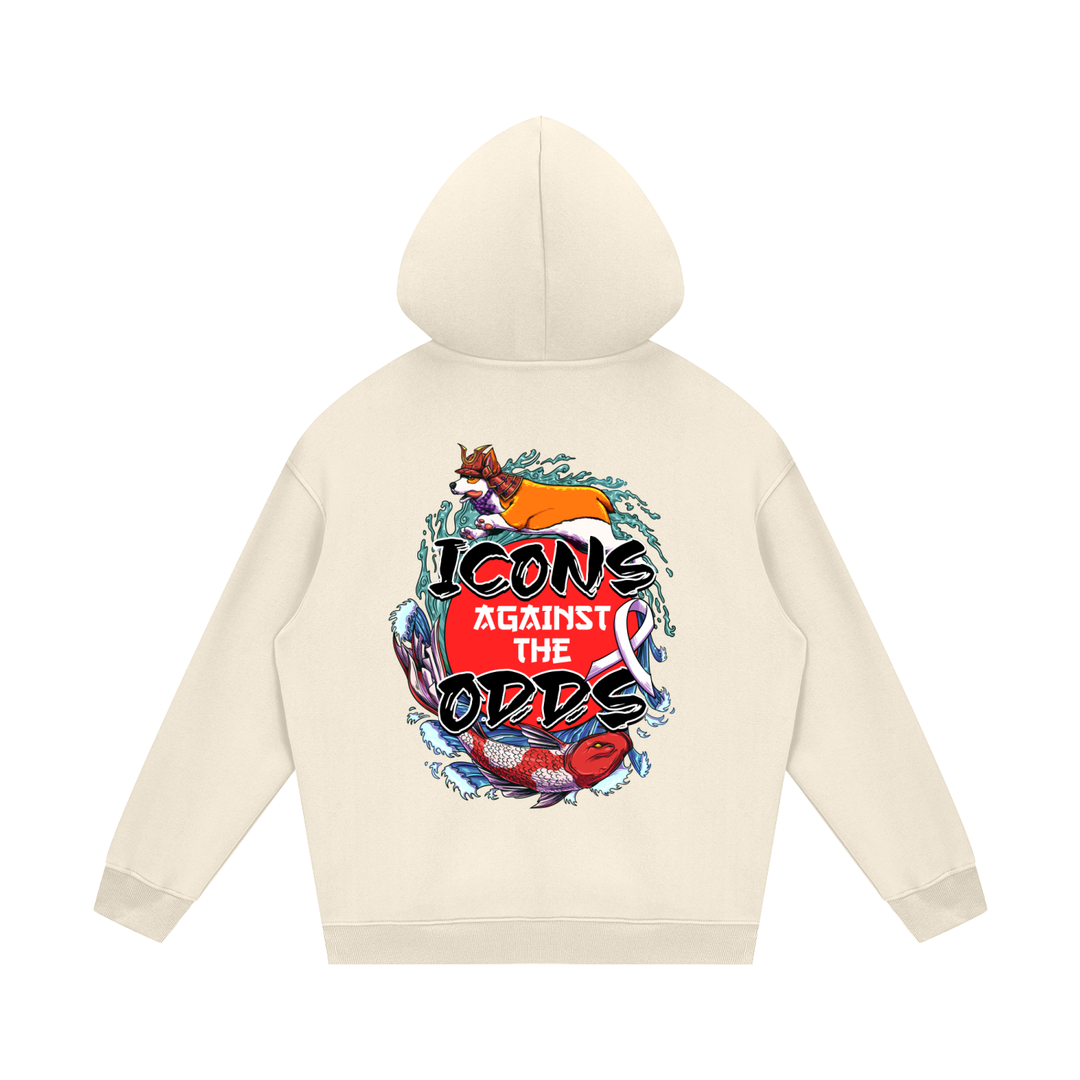 Icons Against Fleece Hoodie Inspire Against Cancer