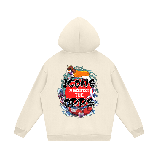 Icons Against Fleece Hoodie Inspire Against Cancer